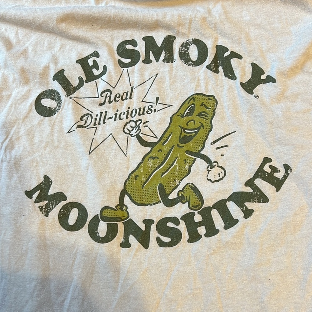 Next Level Apparel Men's Beige Ole Smoky Moonshine Pickle T-Shirt XL